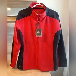 Stormtech two tone water resistant sports jacket red/ black XL